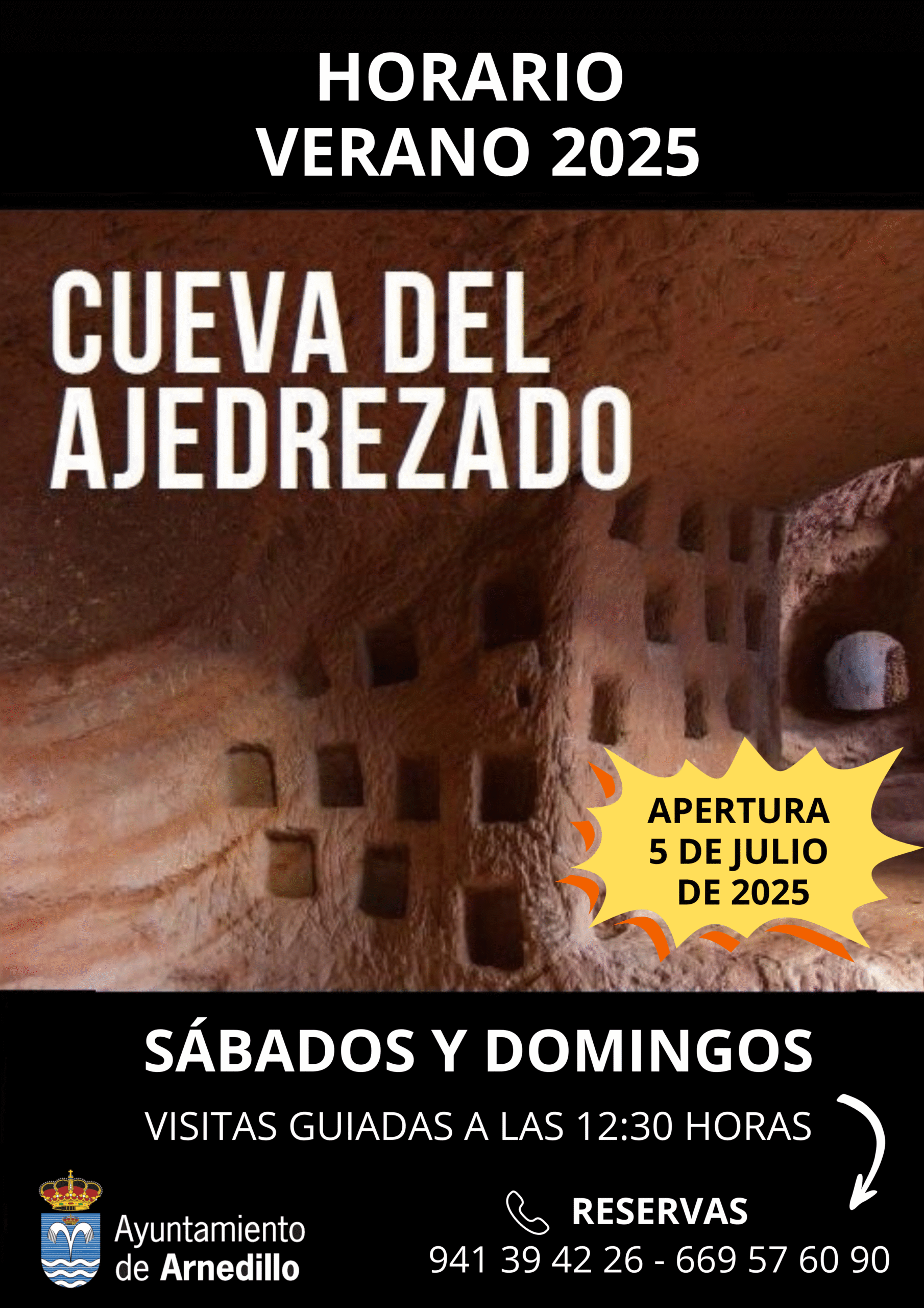 VISITAS CUEVAS DEL AJEDREZADO 2025