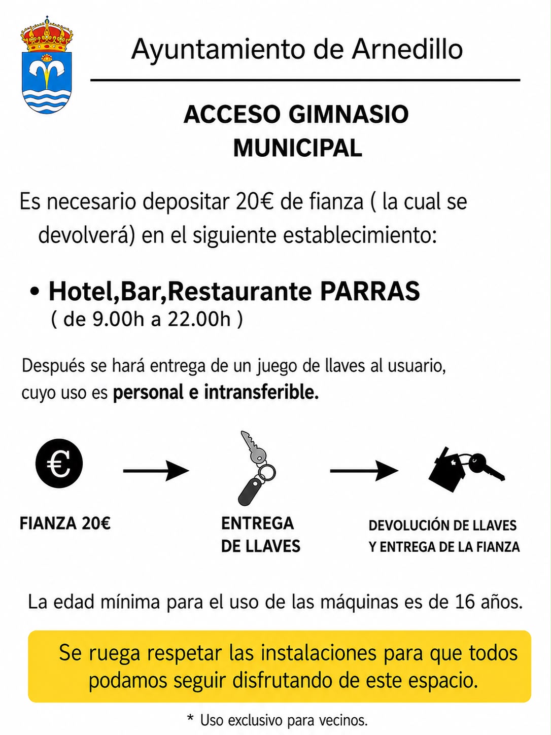 GIMNASIO ARNEDILLO 2026
