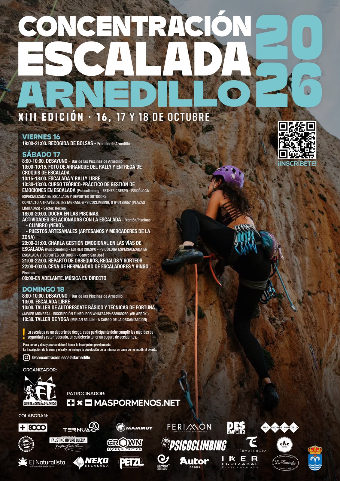 CONCENTRACION DE ESCALADA ARNEDILLO 2026