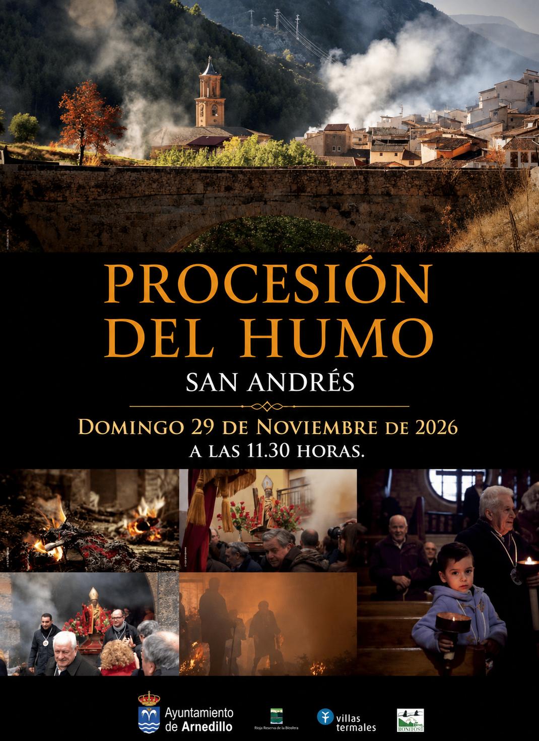 PROCESIÓN DEL HUMO. SAN ANDRÉS 29-11-2026